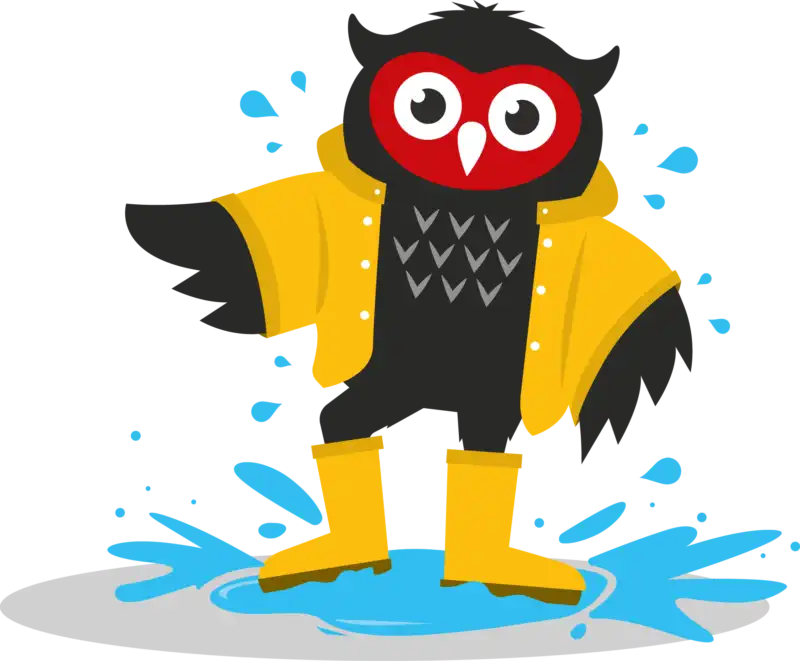 Gisburn Road owl splashing transparent cropped